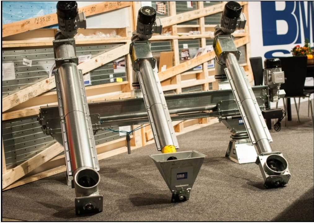 Sinfines electricos para granulados