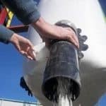 Dispensador material a granel RAIMO trabajando