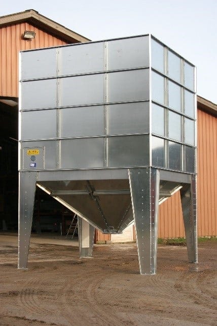 El silo Modular BM es la elección perfecta para el almacenamiento a granel de cereales, materiales granulados